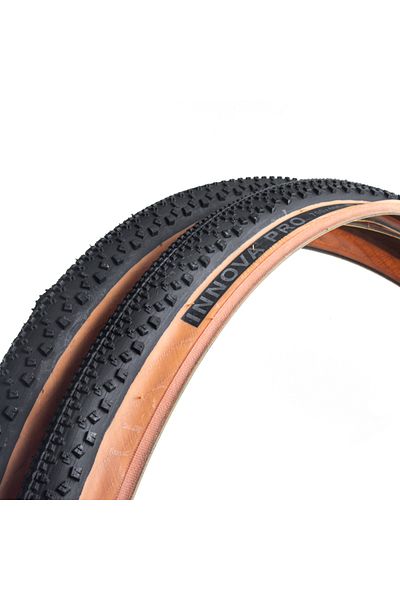 Choice 700c 40C Black Yellow 2pcs INNOVA Road Bike Tire 700C Anti-puncture Tire Road Bicycle Wear-resistant
