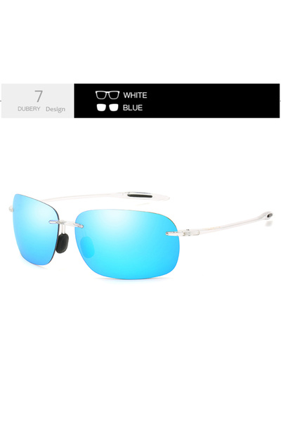 Choice1 Blue7 DUBERY UV400 Protection Sunglasses For Men And Women 8 Colors M...