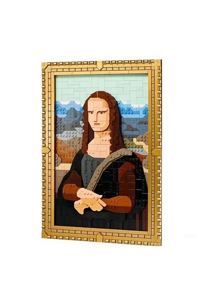 Choice No original box 1503Pcs no box 2024 New Art 31213 Art Mona Lisa Building Blocks World Famous Paintin