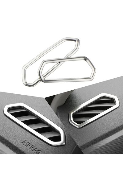 Choice Car Dashboard Front AC Air Conditioning Outlet Vents Frame Cover Trim Accessories for VW Volkswag...