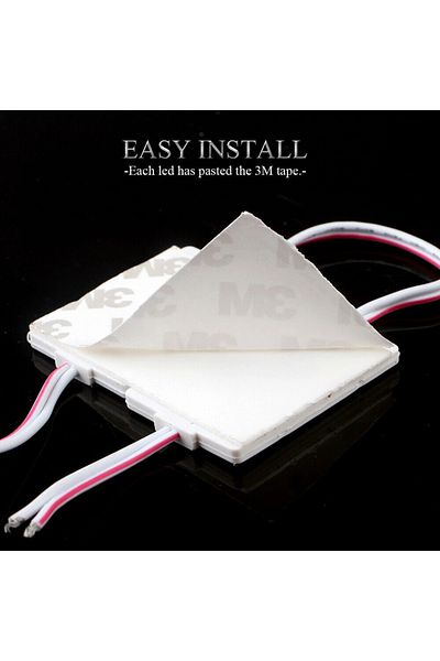 HOSDALY WHITE 10pcs/lot New 2.4W/pcs injection COB LED Module with lens DC12V advertising light,Led Backlig