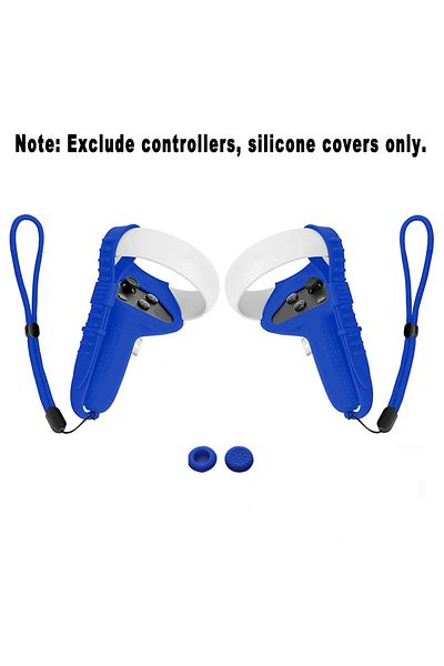 VRKOOBI Blue Soft VR Accessories Protective Cover For Oculus Quest 2 VR Touch Controller Silicone Cover Skin