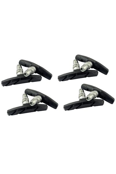 Choice 4 Pairs black 1/2/4/6/10 Pairs MTB Road Bicycle Silent Brake Pads Cycling V Brake Holder Pads Shoes