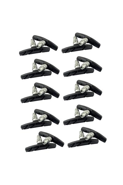 Choice 10 Pairs Black 1/2/4/6/10 Pairs Mtb Road Bicycle Silent Brake Pads Cycling V Brake Holder Pads Shoes