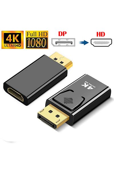 Choice 4K Adapter DP To HDTV 4K Connector DisplayPort DP Male to HDMI-Compatible Female Adapter Converter V