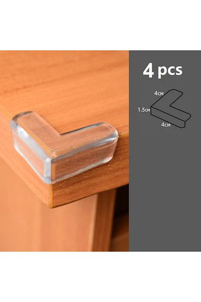 Choice L-4pcs 4pcs/10pcs Children Baby Safety Silicone Protector Table Corner Edge Protection Cover Childre