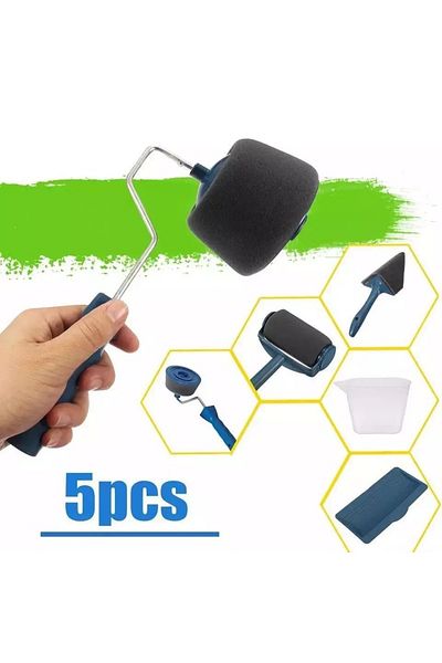 Choice 7pcs Paint Brush Roller Corner Brushes Set Household Use Wall Decorative Professional Diy Painting B