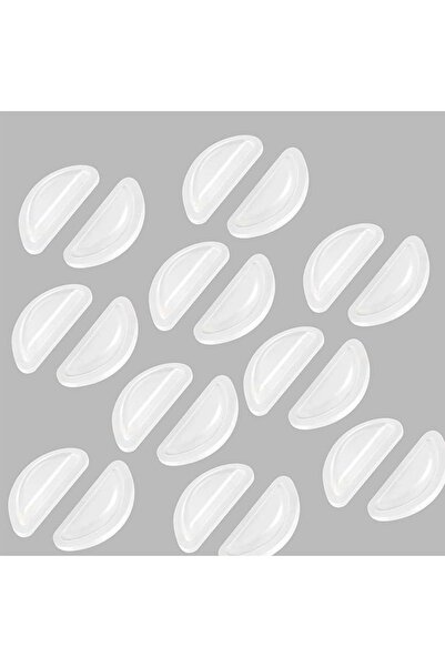 Choice وسادات أنف لاصقة من Air D-TRN بيضاء، 20 قطعة، وسادات أنف للنظارات الشمسية، مصنوعة من السيليكون المضاد للانزلاق