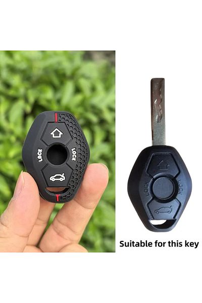 Choice black Silicone Shell Fob for BMW X5 E53 X3 F83 E46 E39 E38 E60 E63 E61 E64 Series 3 5 7 330i Z3 Z4 E