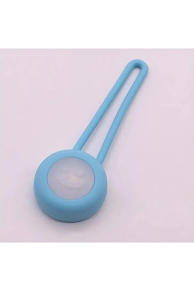 Choice Blue 1pc Pet Luminous Pendant, Dog LED Walking Dog Night Silicone Hanging Tag, Cat Anti-lost Dog Tag