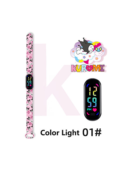 Choice ساعة كولومي كولور 01 مينيسو كورومي للبنات للأطفال بسوار معصم رياضي مقا...