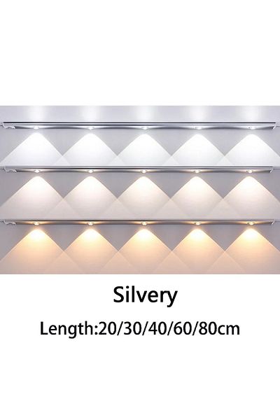 AVACOM Stepless Dimming 50cm 3 Colors In One Lamp White Body Led Kitchen Under Cabinet Light Rechargeable M