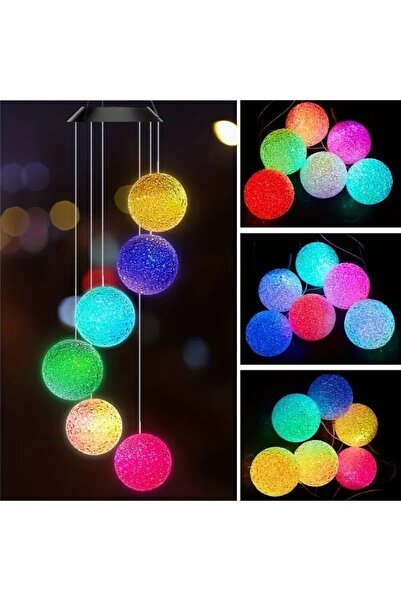 Choice مصباح معلق يعمل بالطاقة الشمسية على شكل كرة جسيمية بقوة 0-5 وات، مصباح...