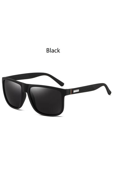 Choice نظارة شمسية مربعة فاخرة مستقطبة طراز 199-B (أسود) للرجال والنساء، أنيق...