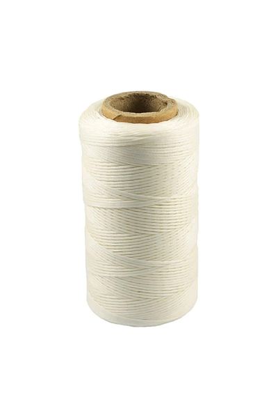 Choice White 260 m Nylon Leather Sewing Waxed Thread, Practical Long Stitching Thread, for Leather Craft DI