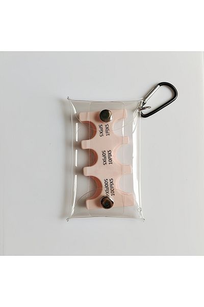 Choice Pink Colourful Portable Coin Clip Organizer Small Wallet Loss Prevention Clip Japanese Currency Sort