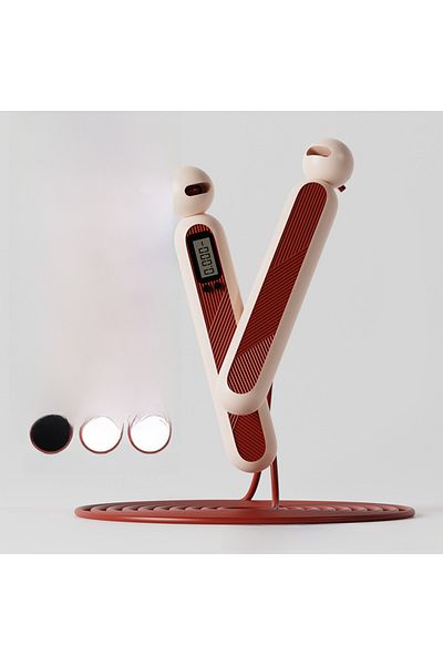 Choice Rouge Powder (LONG ROPE) Cordless Skipping Rope Fitness Weight Loss Exercise Girls Fat Burning Digit