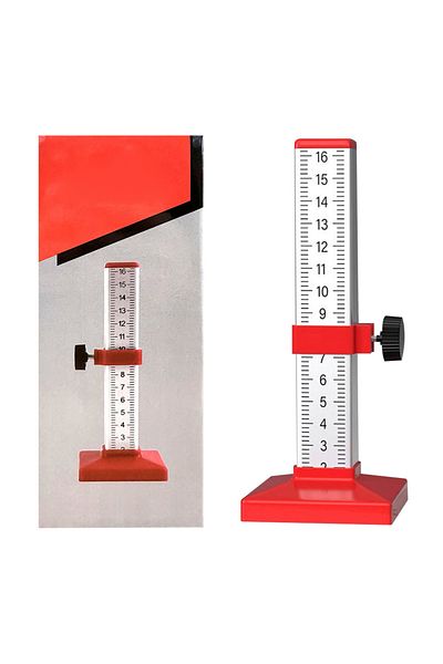 Choice Red 0-160mm Aluminum alloy Tile Leveling Ruler High Precision Horizontal Bubble Ruler Adjustable Eng