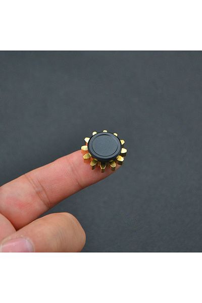 Choice black Mini Metal Gear Gyroscope Fidget Spinner Stress Relief Adult Gift Sliver Black Gyroscope for C