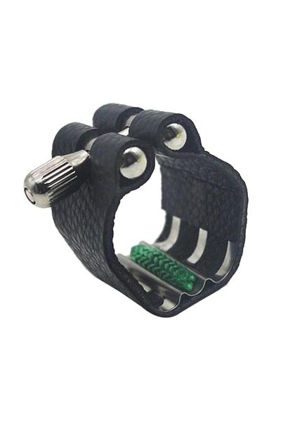 Choice PU Leather Soprano B Clarinet Rubber Mouthpiece Ligature Musical Wind Instrument Parts Saxophone ...