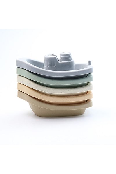 Choice 1pc Small boat stacked music layer by layer hourglass stacked cup straw color parent-child early edu