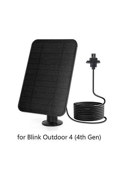 ALLOYSEED A 4W 5V Solar Panel 2000mAh Rechargeable Battery Solar Panel Kit with 4m Charging Cable&Rubber Plug.