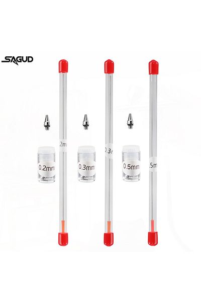 Choice SD-3641(3080)-235 Airbrush 0.2/0.3/0.5mm Nozzle&Needle Replacement Tool Accessories Kit for Many Typ