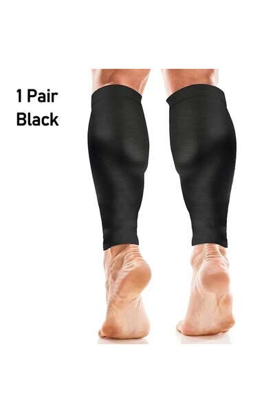 Choice زوج واحد من أكمام الضغط لدعم الساق للنساء والرجال للجري 20-30 مم زئبقي...