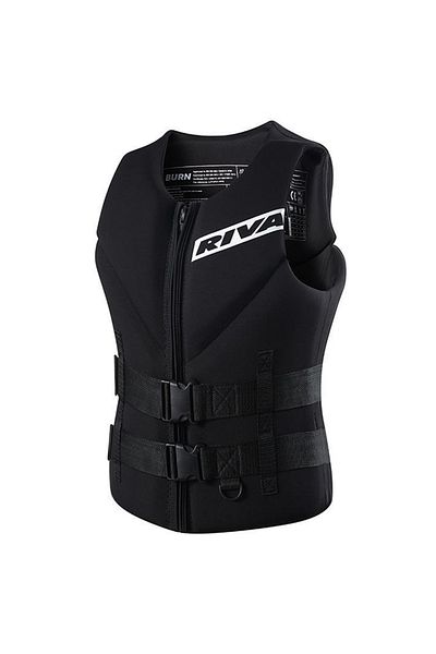 Choice Xl Black Life Vest Adults Surf Vest Kayak Wakeboard Motorboats Raft Rescue Boat Ski Water Sports Swi