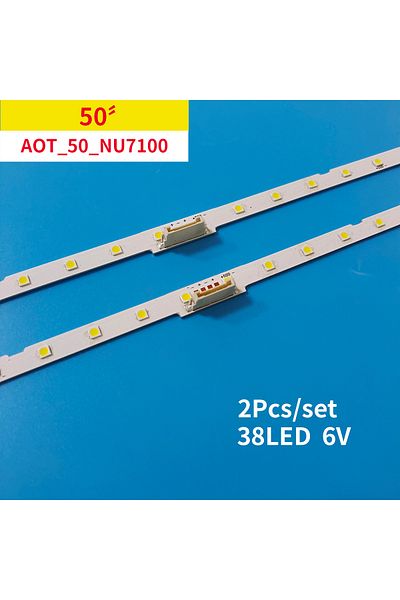 TAPNM 2PCS 1SET 2pcs/set LED backlight strip for 50"TV AOT_50_NU7100 UE50NU7020W UN50NU6900 UN50NU7095 UE5