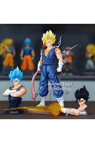 Choice Vegetto 31cm/12.2in Anime Dragon Ball Z Vegetto Figure Goku Vegeta Action Figures Pvc Statue Collect