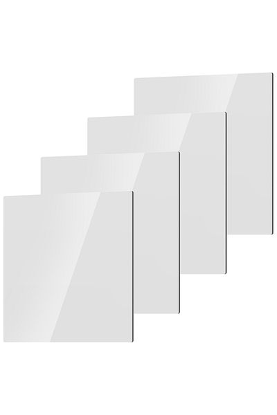 Choice 4pcs 4/8pcs Acrylic Mirrors Set Self Adhesive Mirror Tiles 2mm Thick Flexible Unbreakable Mirror Sti