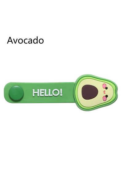 Choice Avocado Cute Cartoon Cable Winder Multifunction Cable Organizer Cable Protector Bookmark Headset Dat