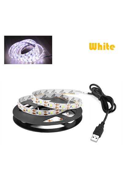 Choice 2M USB White 5V USB Led Strip Light SMD 2835 1M 2M 3M 4M 5M White/Warm White Flexible Lighting Ribb