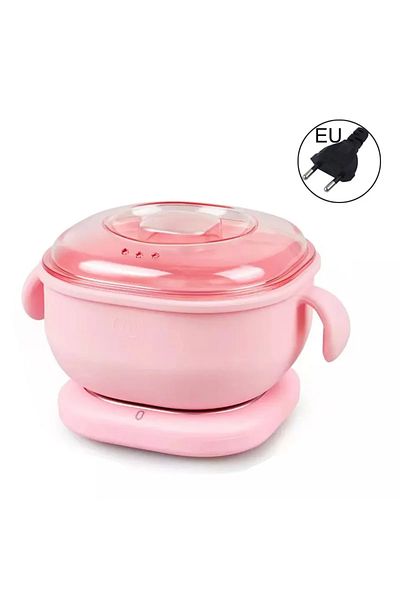 Choice1 pink EU Foldable Wax Heater Hair Removal Wax Machine Portable Silicone Wax Warmer 400ML SPA Body Epi