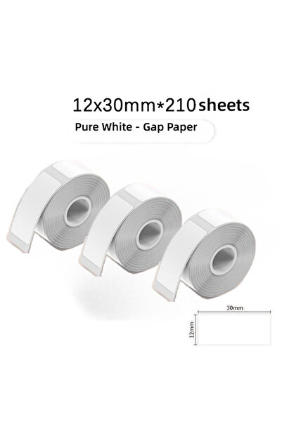 Choice6 طابعة ملصقات صغيرة بيضاء بثلاث لفات من HZTZ، طابعة ملصقات ذكية ذاتية ...