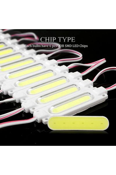 Choice Warm White 10pcs/lot Injection with Lens COB LED Module Waterproof LED Back Light Backlight for Sign