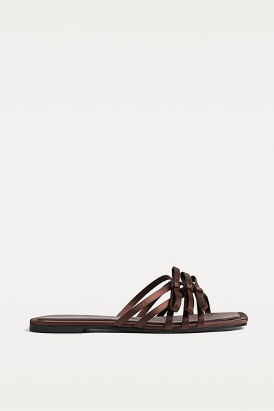 Stradivarius Flat slider sandals