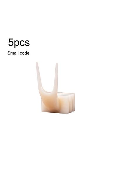 Choice 5Pcs Small size 5pcs Durable PP Material Bird Cage Fruit Forks, Parrot Feeding Accessories, Pet Supp