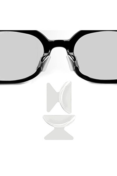 Choice وسادات أنف لاصقة من Air Butterfly TRN، 20 قطعة، وسادات أنف للنظارات، مصنوعة من السيليكون المقاوم للانزلاق، مناسبة للنظارات الشمسية