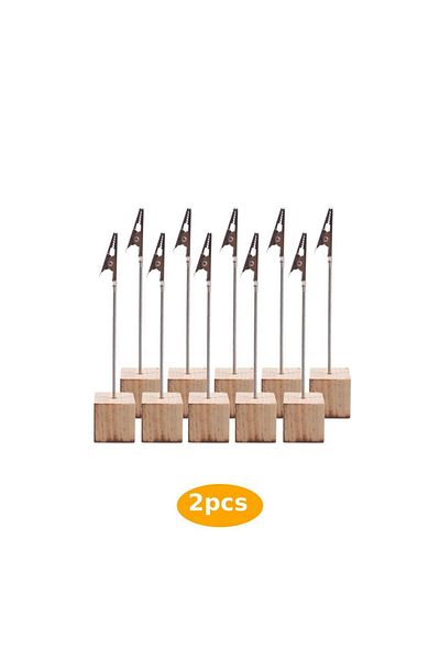 Choice 20pcs 10PCS/Set Wooden Place Card Holder Clips Wedding Favors Place Card Holder Table Photo Memo Num