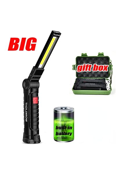 Choice big With box COB LED Work Light Dimmable USB Rechargeable LED Flashlight Inspection Lamp With Magnet