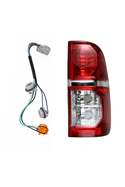 Choice 1Pc Right 1Pc Tail Light Assembly With Wires For Toyota Hilux 2005 2006 2007 2008 2009-2015 Rear Tai