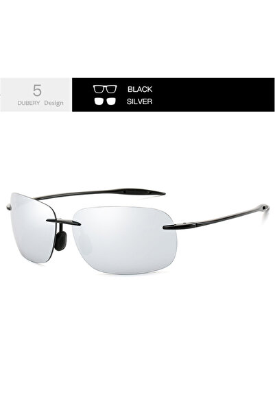 Choice1 نظارة شمسية Mirror5 DUBERY UV400 للرجال والنساء، 8 ألوان، موديل 131