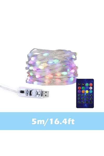 Acosh neon 5m WS2812B USB Fairy Lights Bluetooth LED String Fairy Lights Dreamcolor RGBIC Party Christmas Light