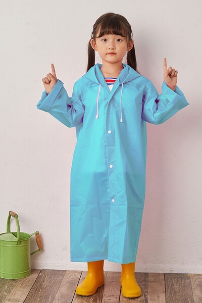 By Marine Baby Blue Children's Raincoat Bymcygm012