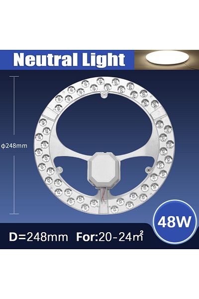 Choice 48W Neutral Light LED Panel Light 220V-240V Ceiling Light LED Module 24W-120W Round Ring Replacement