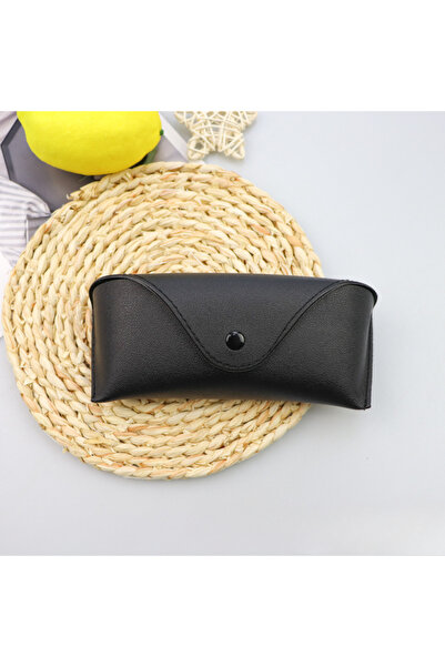 Choice black Glasses Box Solid Color High-end Leather Sunglasses Myopia Glasses Pressure Resistant Sunglass