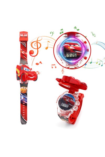 Choice Car with music Luminous Cartoon Children's Watches Boys Colorful Flash...
