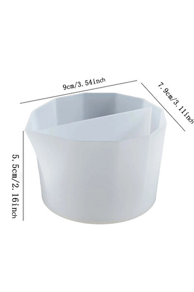 Choice1 أبيض 2 قطعة واحدة - موزع سيليكون رائع لفنون السوائل والحرف اليدوية، م...